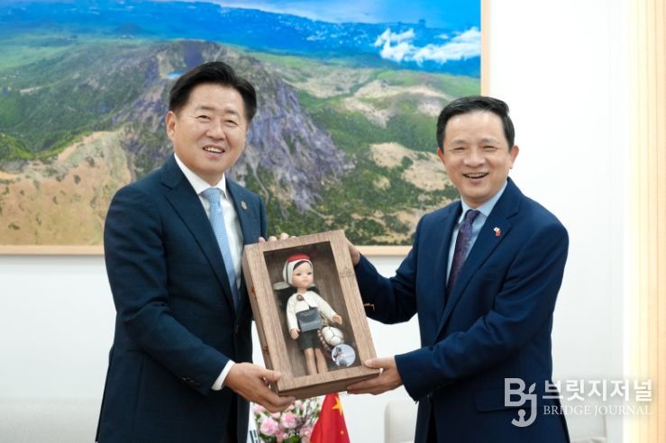 오영훈 지사와 다이빙 주한중국대사