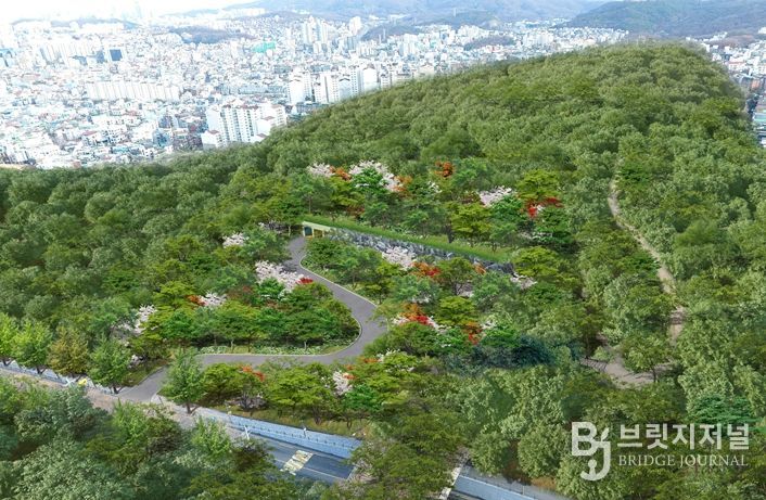 까치산배수지 건설공사 조감도