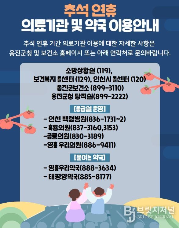 “추석 연휴 응급진료체계 가동”