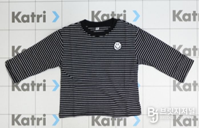 어린이 의류(안전성 조사 부적합 제품 사진, 한국건설생활환경시험연구원, KATRI시험연구원, FITI시험연구원 제공)