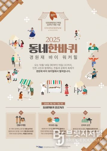 2025 동네한바퀴 경원재바이워커힐 포스터