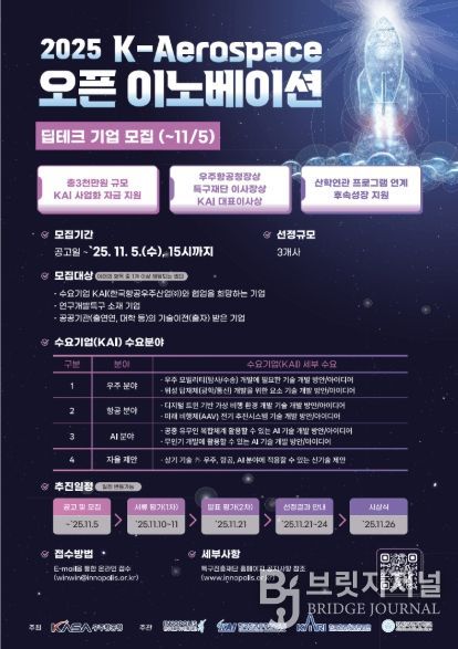 2025 K-Aerospace 오픈 이노베이션 행사 포스터