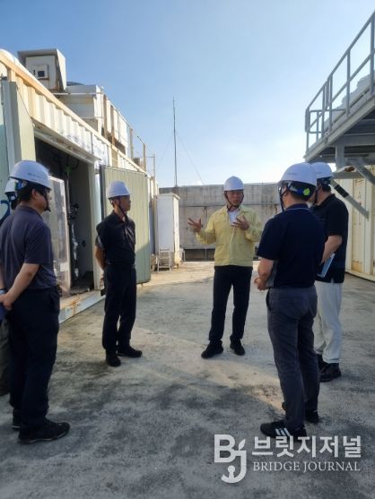 제주에너지공사 제6대 최명동 사장, 취임 직후 현장 안전점검