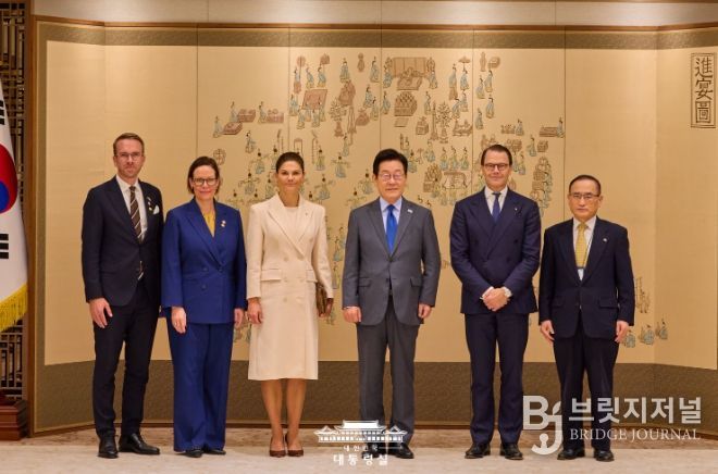 스웨덴 빅토리아 왕세녀 접견(대통령실)