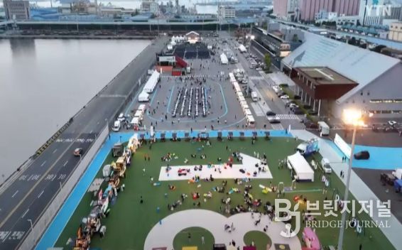 인천항 내항 항만재개발 부지(상상플랫폼) 전경