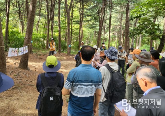 2024년 서울 양재시민의숲에 열린 숲해설 경연대회 모습