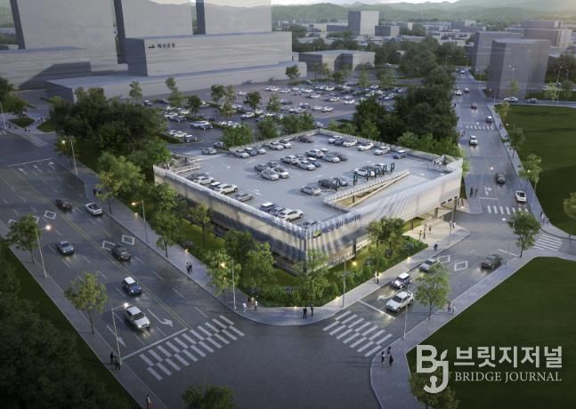 예산군 공영주차타워 조감도