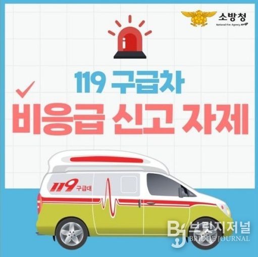 홍성소방서, 비응급 119신고 자제 당부