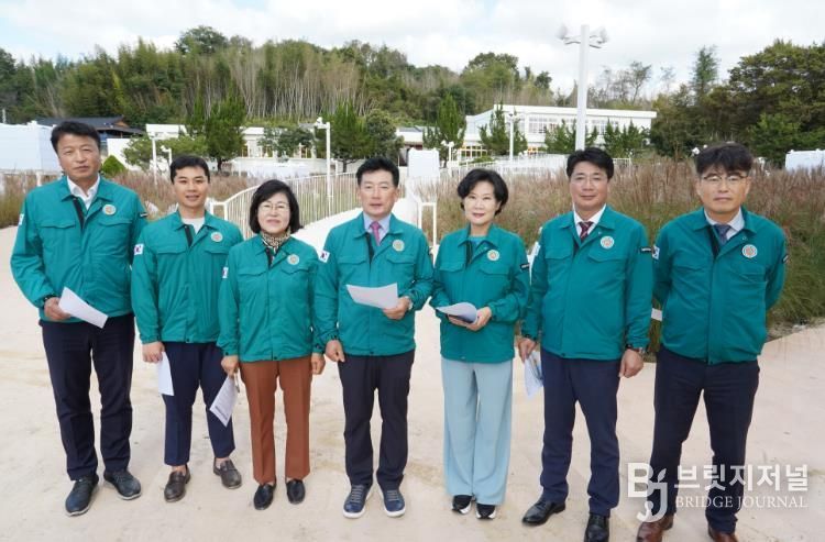 진주시의회 기획문화위, 준공 앞둔 진주유등창작센터 집중점검