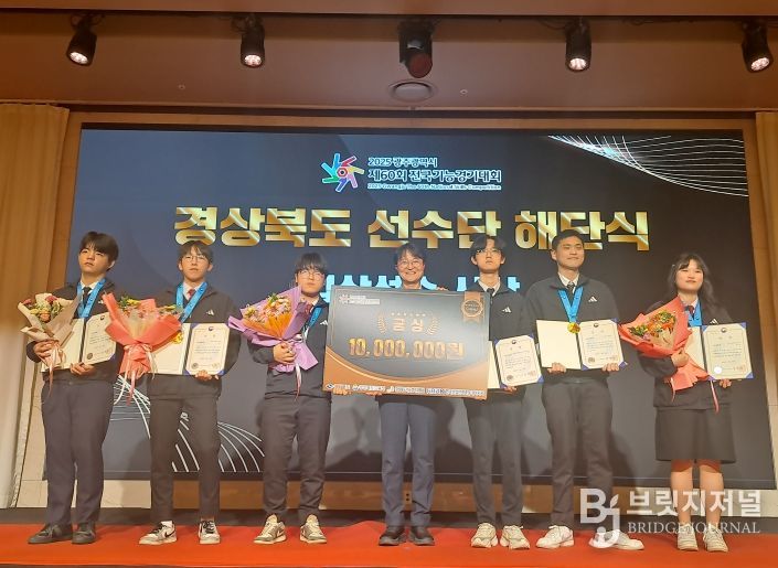 전국기능경기대회 경북선수단 해단식