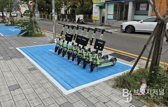 부산 금정구, 개인형 이동장치(PM, 전동킥보드 등) 주차구역 확대 설치
