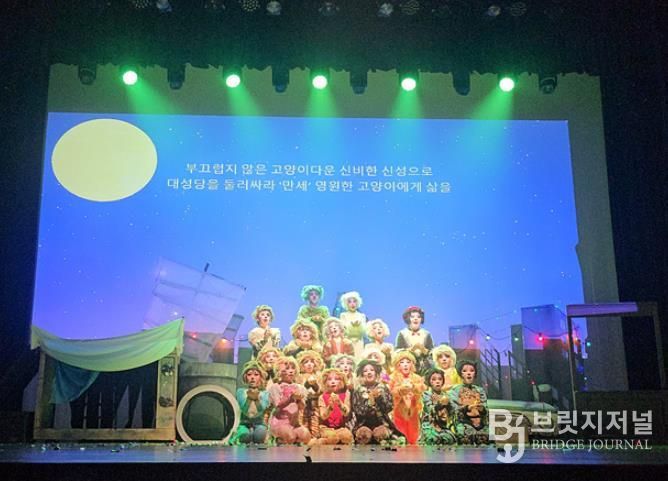 동래문화교육특구, 어린이 영어 뮤지컬단 '캣츠' 공연으로 감동 선사