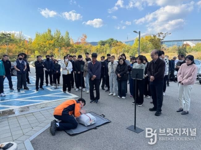 홍성소방서, 정부충남지방합동청사 심폐소생술 교육 실시