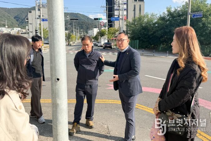 손근호 의원, 옹벽 민원 후속 간담회