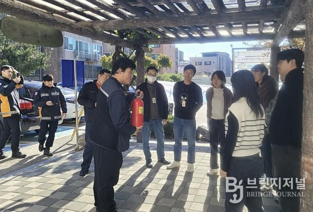 수원시 장안구 송죽동, 공공기관 합동 소방훈련 실시