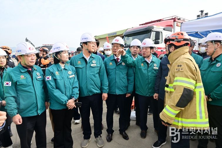 행정자치위원회, 한국동서발전 울산화력발전소 사고 현장방문