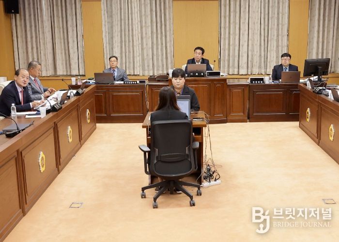 대전시의회 복지환경위원회, 환경국 소관 행정사무감사 실시