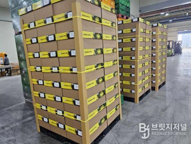 보은군, ‘결초보은 사과’ 베트남 하노이로 수출