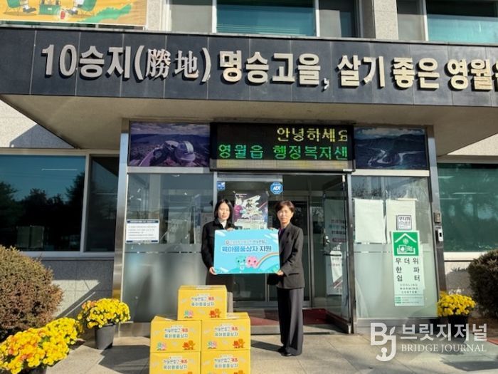 ‘하늘반창고 육아용품 지원사업’ 물품 전달