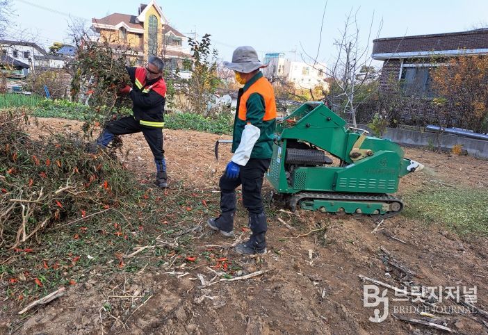 영농부산물 파쇄