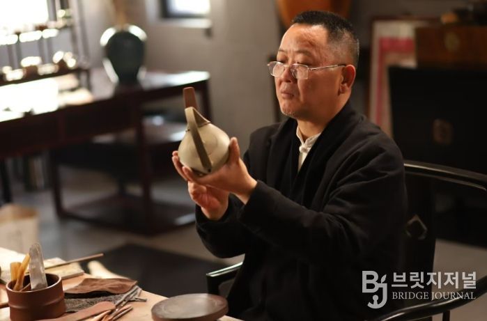 중국 강소성 이싱시 자사호 대사 부안 방문