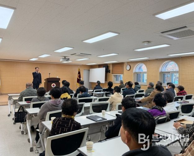 조병옥 음성군수, 노인대학에서 어르신 대상 특별강연 실시