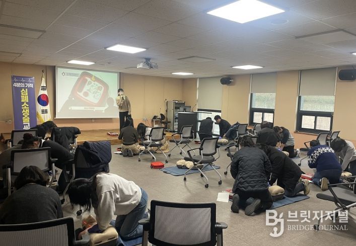 홍천군보건소, 심폐소생술 및 응급처치 교육 진행