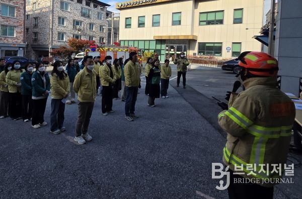 정읍시보건소, 소방서와 합동 소방훈련…