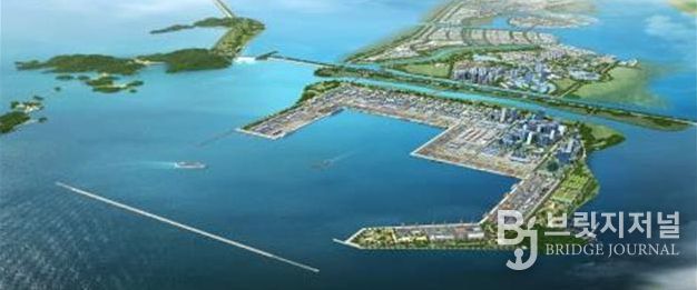 새만금 신항만 조감도