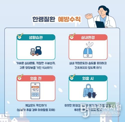 한랭질환 예방수칙
