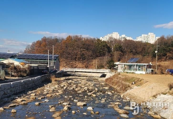 일야미소하천 전경