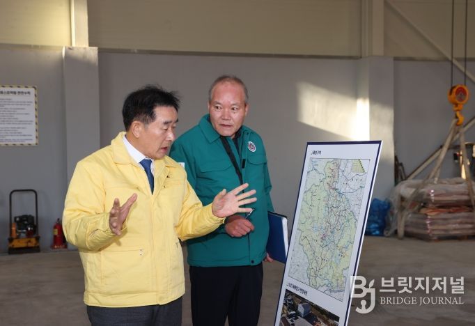 진천군 동절기 재난안전대책회의 관련 현장 방문