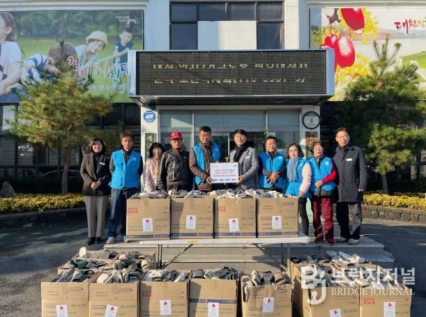 바르게살기운동 개군면 위원회, 양평군 개군면 경로당에 슬리퍼 500개 기탁