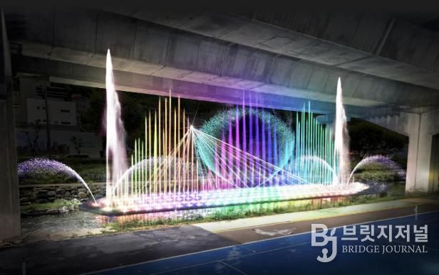 서대문구 홍제천 음악분수 예상도