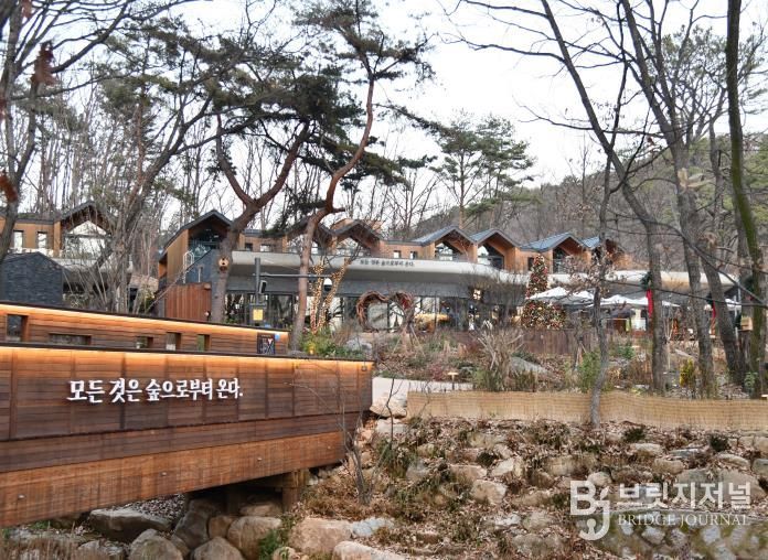 수락휴 입구에서 바라본 모습