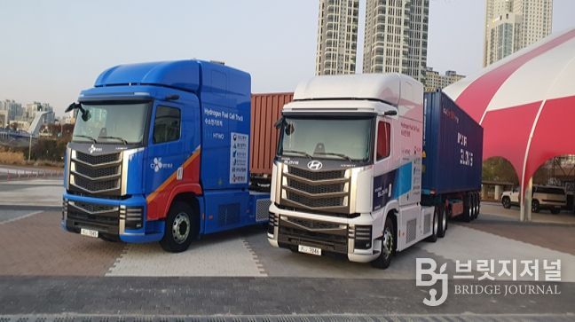 국내 최초 수소전기 트랙터 실증차량