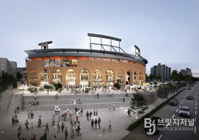 성남시 야구전용구장 정면도