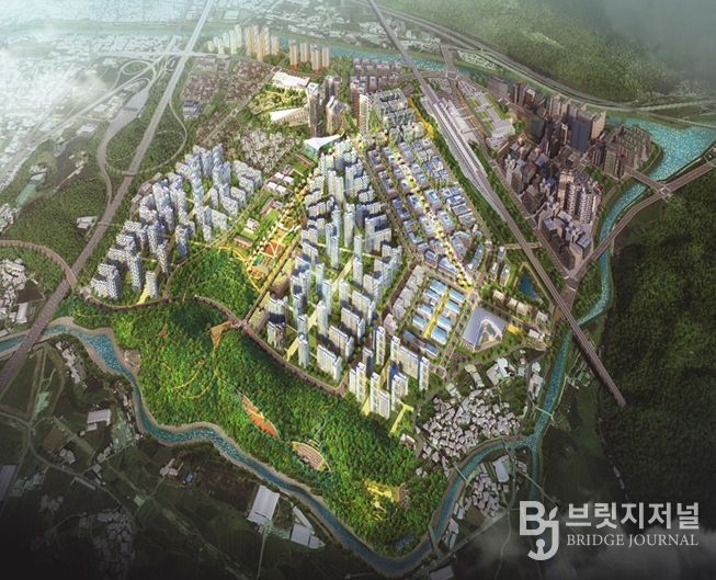 울산 케이티엑스(KTX)역세권 복합특화단지 예상조감도.