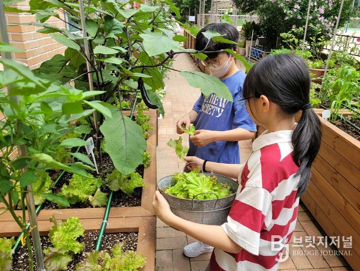 신월초등학교와 함께한 ‘미래세대 키드키드 팜 조성’