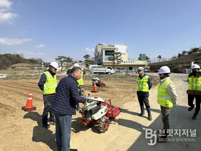 농업기계 안전 교육 사진