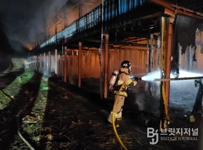 전남소방 잇단 축사 화재에 ‘겨울철 화재 주의보’