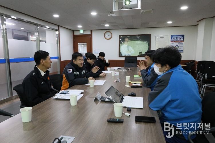 강진소방서, 겨울철 화재취약시설 동원F&B 강진공장 현장 소방안전 컨설팅 실시