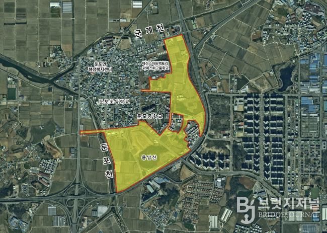 둔포 센트럴파크 위치도