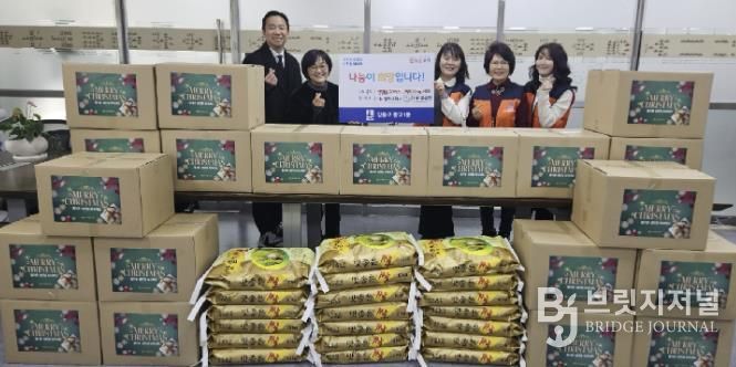 수원시 영통구 광교1동, 더사랑의 교회와 함께 연말 이웃사랑 나눔 활동 전개