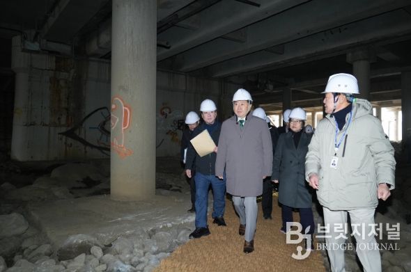 용담동 오수 유출 민원 현장 점검