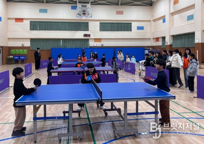 ‘회장 공약’ 탁구대회