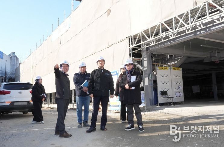 음성군, ‘대소 공영주차장’ 올해 상반기 준공 앞두고 공정 점검 속도