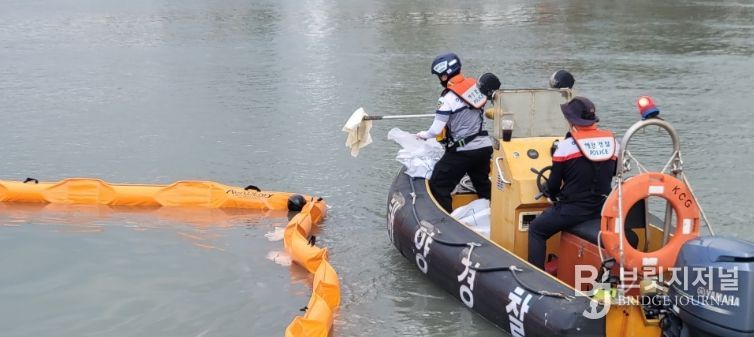 완도해경, 2025년 해양오염사고 10건 발생..오염물질 유출량은 98% 감소