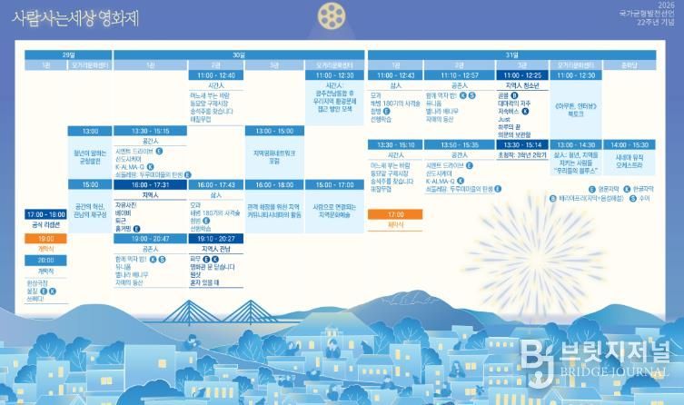 국가균형발전선언 기념행사 홍보물 -종합일정표.