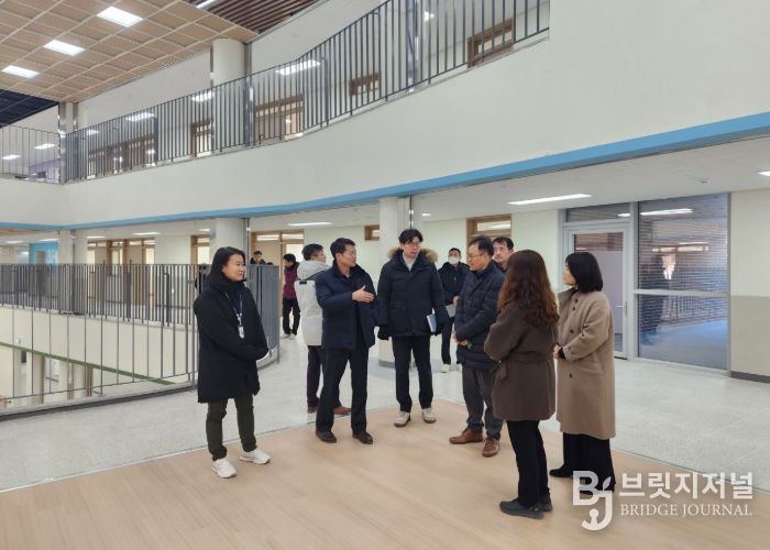 회암중학교 준공 현장 점검